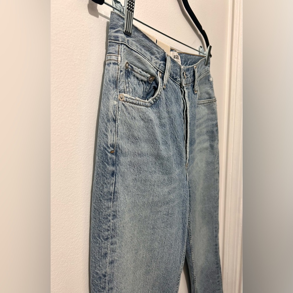 Agolde Riley High Rise Straight Crop Jeans - Picture 5 of 15